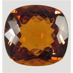 396 - 36.80 CT. GOLDEN ORANGE BRAZIL CITRINE