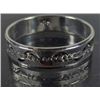 Image 1 : 2482 - STERLING SILVER CARVED EMBROIDERY RING SIZE 10.25