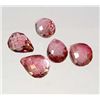 Image 1 : 488 - 10.70 CT. 5 PIECE TOPAZ PINK MYSTIC