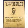 Image 1 : 2921 - FRANCISCO VILLA WANTED POSTER PRINT