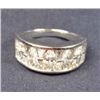 Image 1 : 2022 - STERLING SILVER RING W/ WHITE TOPAZ - SIZE 9.25 - STAMPED .925