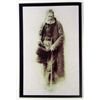 Image 1 : 3097 - MAN WITH CANE PHOTO APPROX 4.5 X6"