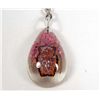 Image 1 : 1448 - STINK BUG AND FLOWER IN CLEAR RESIN KEY CHAIN