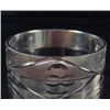 Image 1 : 539 - SILVER CARVED EMBROIDERY RING SIZE 10 MARKED .25