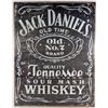 Image 1 : 1523 - METAL ADVERTISING SIGN - JACK DANIELS - 12.5X16"