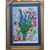 Image 1 : CHAGALL "LES LUPINS BLEU" Lithograph