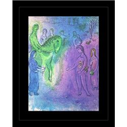 CHAGALL 1977 "DAPHNIS AND CHLOE" LITHOGRAPH