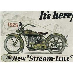 Lot 214: Harley-Davidson Motorcycle Poster