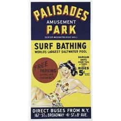 Lot 222: American Palisades Park Poster