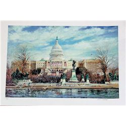 Kamil Kubik, The Inauguration, Signed Serigraph