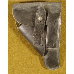 WWII NAZI TYPE PPK BLACK LEATHER HOLSTER