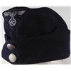 Image 1 : ORIGINAL NAZI WWII OVERSEAS CAP W/SWASTIKA & RZM TAG