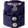 Image 3 : ORIGINAL NAZI WWII OVERSEAS CAP W/SWASTIKA & RZM TAG
