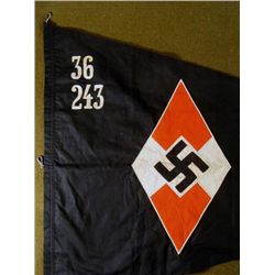 ULTRA RARE ORIGINAL NAZI JUNGMADEL GRUPPEN PENNANT