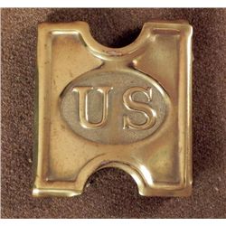 ORIGINAL SPANISH-AMERICAN WAR US CARTRIDGE BELT BUCKLE