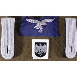 NAZI REPRO LOT LUFTWAFFE BREAST EAGLE & HELMET DECAL