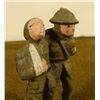 Image 3 : 1930'S DOUGHBOY WITH WOUNDED COMRADE DIECAST GREY IRON