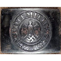 EARLY NAZI WEHRMACHT ARMY COMBAT BELT BUCKLE ORIGINAL