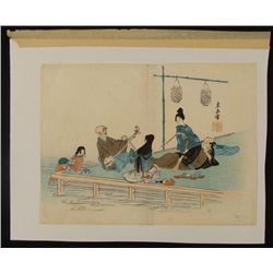 Harada Keigaku Original Japanese Art Print Summers Eve