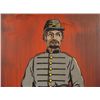 Image 2 : 2 VINTAGE CIVIL WAR PAINTINGS UNION CONFEDERATE OFFICER