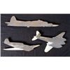 Image 2 : THREE HAND MADE & PAINTED WWII FIGHTER PLANES NAZI