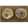 Image 2 : 2 Maryland State Seal Gilt Buttons Civil War