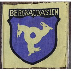 NAZI ORIGINAL BERGKAUKASIEN SLEEVE PATCH