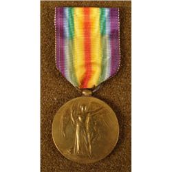 WWI U.S. VICTORY MEDAL & RIBBON -ID'D 1189 DVR SHAM