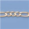 Image 2 : Genuine 16" 14k  Gold-Yellow 5.1mm Figaro Chain 17.3g