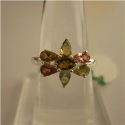 24.50ctw,SEMIPRECIOUS RING .925 STERLING SILVER