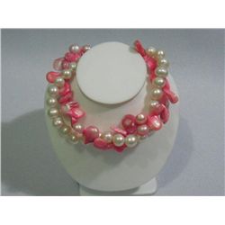 155CTW WHITE PEARL AND PINKISH KISHI