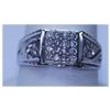 Image 1 : 19.15 CTW CZ RING .925 STERLING SILVER