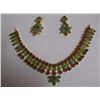 Image 1 : 232.80 CTW GOLD PLATED EMERALD/RUBY/SAPPHIRE SET