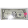 Image 1 : 1957 SERIES A $1 SILVER CERTIFICATE BILL SERIAL #C07118053A *RARE EXTRA FINE GRADE*!!