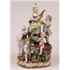 A Large Late 19th Century Meissen Group, with figures and a goat, See illustration  £300-400...
