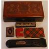 Image 1 : A Stuart Tartanware Card Case, (small section missing), and other items £40-60...