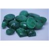 Image 1 : 182.30 CTW AFRICAN EMERALD CABUSHION LOOSE STONES