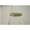 Image 1 : 12.50 CTW PERIDOT RING .925 STERLING SILVER