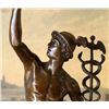 Image 2 : Magnificent Bronze Sculpture Mercury & Caduceus