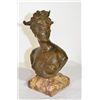 Image 1 : GT0424120237 FRENCH BRONZE BUST OF DIANA SIGNED A. CARR