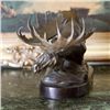 Image 3 : Magnificent Bronze Sculpture Moose in the Marsh