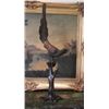 Image 4 : DDSM182 Lovely Bronze Sculpture Bird on a Branch 32 H x