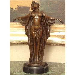 Elegant Bronze Sculpture Greek Goddess Aphrodite