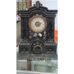 ET0518120004 Rare Cast Iron Ansonia Mantel Clock measu