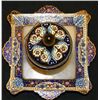 Image 2 : GT0611120004 ANTIQUE 1880s FRENCH CHAMPLEVE ENAMEL WITH