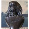 Image 3 : Beautiful Female Bust Bronze Sculpture After Fix Mass