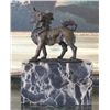 Image 1 : Graceful Chihuahua Bronze Sculpture After L. Carvin