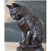 Image 1 : Splendid Cat Bronze Sculpture After Barye