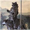 Image 1 : Enormous Bronze Bust Sculpture Indian Chief with Spear