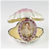 Image 1 : Shell Picture Frame Faberge Jewelry Box